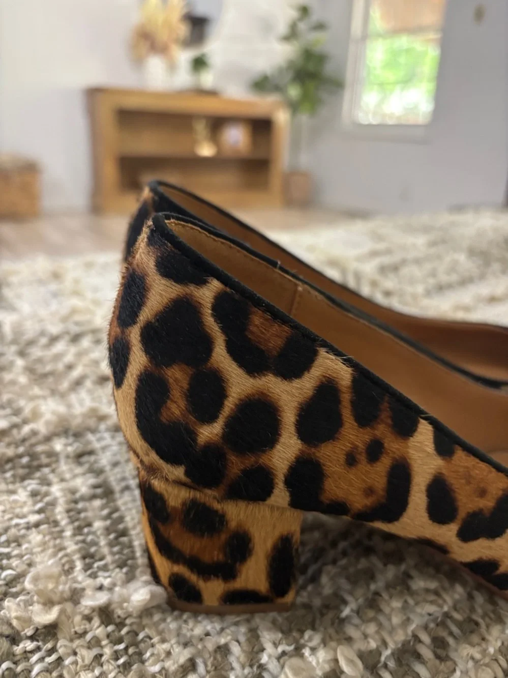 J. Crew Leopard Print Pointed-Toe Heels - Brown/Black Size 7‎